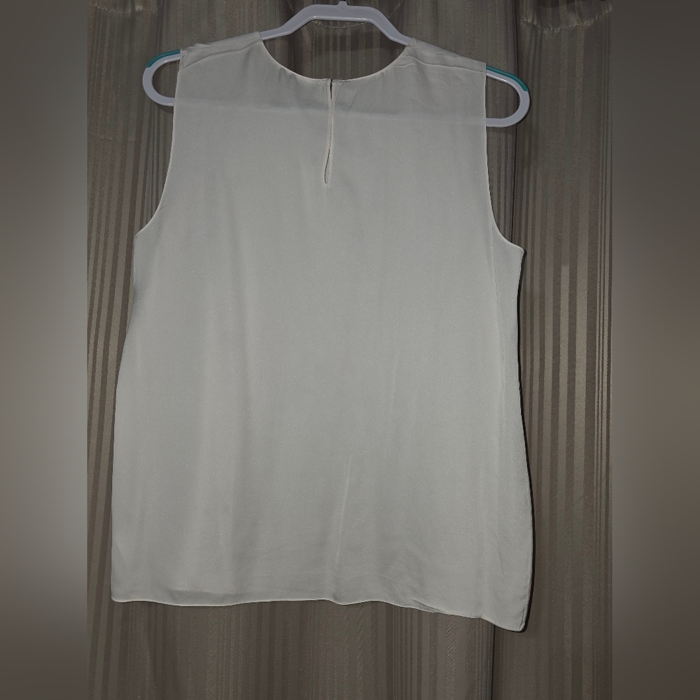 Theory Classic White Tank Top - Picture 2 of 3